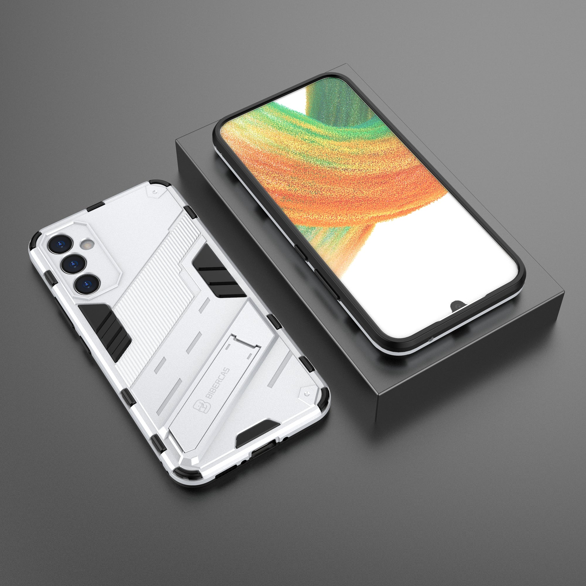 For Samsung Galaxy A34 5G Phone Case Kickstand Dual-Layer Design Soft TPU Hard PC Phone Back Cover For Samsung Galaxy A34 5G Phone Case Kickstand Dual-Layer Design Soft TPU Hard PC Phone Back Cover